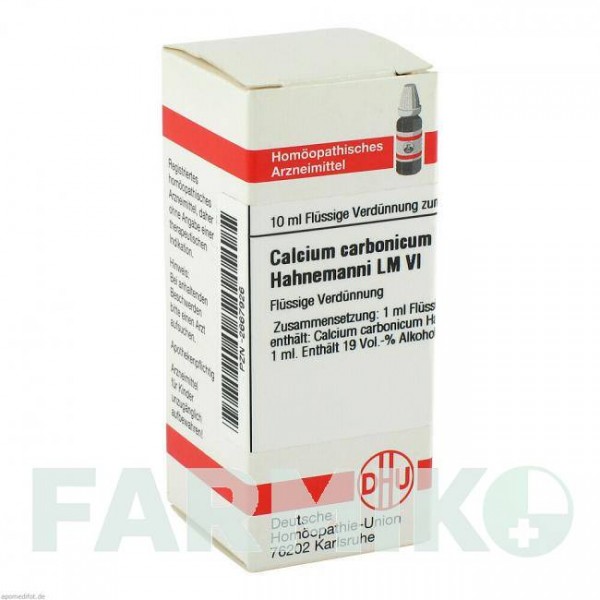 КАЛЬЦІУМ КАРБОНІКУМ (CALCIUM CARBONICUM) LM VI розчин 10 мл - Гомеопатія DHU
