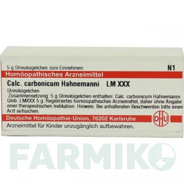 КАЛЬЦІУМ КАРБОНІКУМ (CALCIUM CARBONICUM) LM XXX глобули 5 г - Гомеопатія DHU