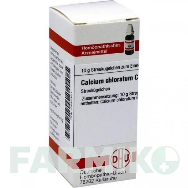 КАЛЬЦІУМ ХЛОРАТУМ (CALCIUM CHLORATUM) C 30 глобули 10 г - Гомеопатія DHU