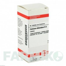 КАЛЬЦІУМ ХЛОРАТУМ (CALCIUM CHLORATUM) D 3 таблетки 80 шт - Гомеопатія DHU