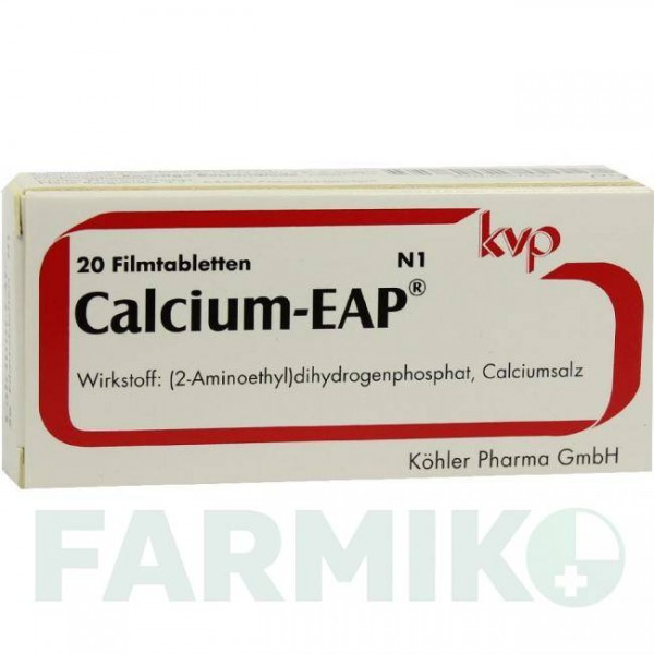 КАЛЬЦІУМ ЕП (CALCIUM EAP) таблетки 20 шт - Кальцію солі KOHLER PHARMA