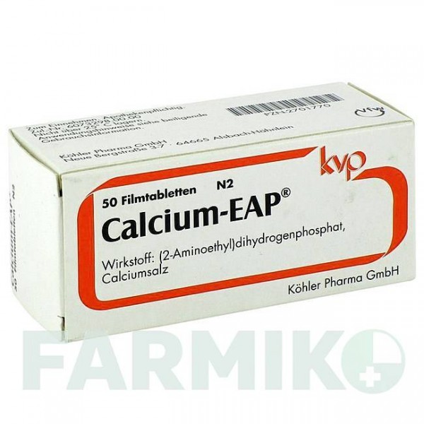 КАЛЬЦИУМ ЭП (CALCIUM EAP) таблетки 10x50 шт - Кальция соли KOHLER PHARMA