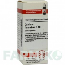 КАЛЬЦІУМ ФЛУОРАТУМ (CALCIUM FLUORATUM) C 10 глобули 10 г - Гомеопатія DHU
