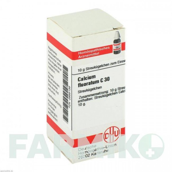 КАЛЬЦІУМ ФЛУОРАТУМ (CALCIUM FLUORATUM) C 30 глобули 10 г - Гомеопатія DHU
