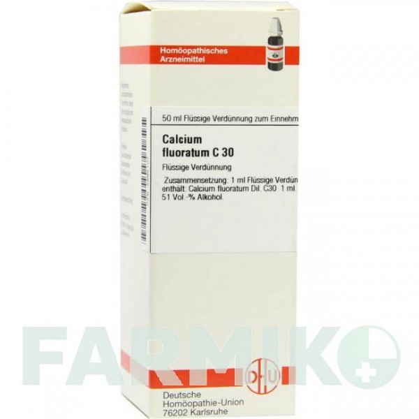 КАЛЬЦІУМ ФЛУОРАТУМ (CALCIUM FLUORATUM) C 30 розчин 50 мл - Гомеопатія DHU