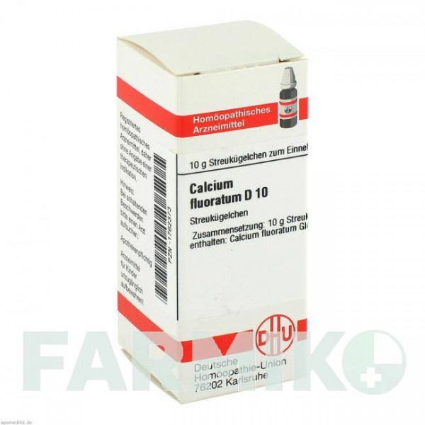 КАЛЬЦІУМ ФЛУОРАТУМ (CALCIUM FLUORATUM) D 10 глобули 10 г - Гомеопатія DHU