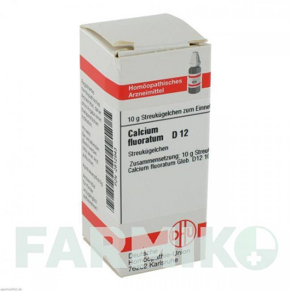 КАЛЬЦІУМ ФЛУОРАТУМ (CALCIUM FLUORATUM) D 12 глобули 10 г - Гомеопатія DHU
