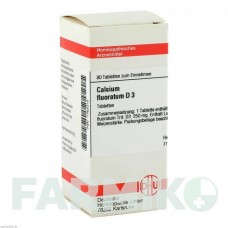 КАЛЬЦІУМ ФЛУОРАТУМ (CALCIUM FLUORATUM) D 3 таблетки 80 шт - Гомеопатія DHU