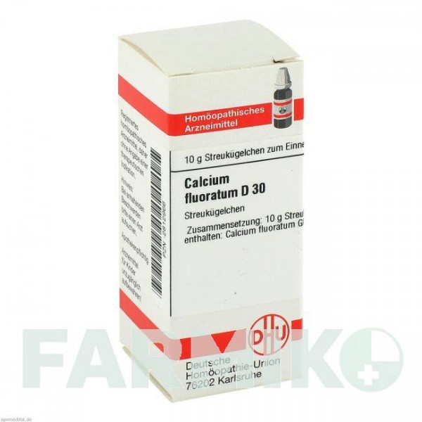 КАЛЬЦІУМ ФЛУОРАТУМ (CALCIUM FLUORATUM) D 30 глобули 10 г - Гомеопатія DHU