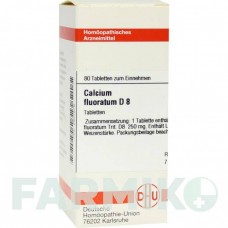 КАЛЬЦІУМ ФЛУОРАТУМ (CALCIUM FLUORATUM) D 8 таблетки 80 шт - Гомеопатія DHU