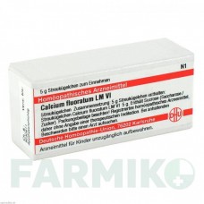 КАЛЬЦІУМ ФЛУОРАТУМ (CALCIUM FLUORATUM) LM VI глобули 5 г - Гомеопатія DHU