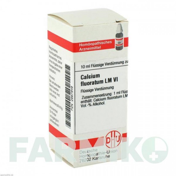 КАЛЬЦІУМ ФЛУОРАТУМ (CALCIUM FLUORATUM) LM VI розчин 10 мл - Гомеопатія DHU