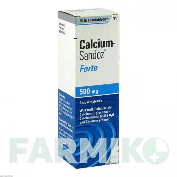 КАЛЬЦИУМ (CALCIUM) таблетки 20 шт - Кальция соли HEXAL