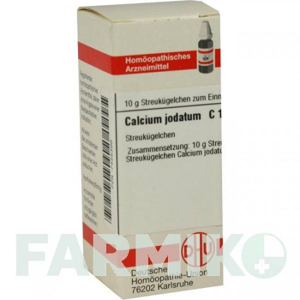 КАЛЬЦІУМ ЙОДАТУМ (CALCIUM JODATUM) C 12 глобули 10 г - Гомеопатія DHU