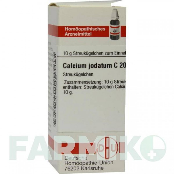 КАЛЬЦІУМ ЙОДАТУМ (CALCIUM JODATUM) C 200 глобули 10 г - Гомеопатія DHU