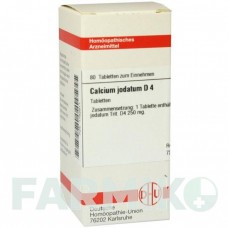 КАЛЬЦИУМ ЙОДАТУМ (CALCIUM JODATUM) D 4 таблетки 80 шт - Гомеопатия DHU