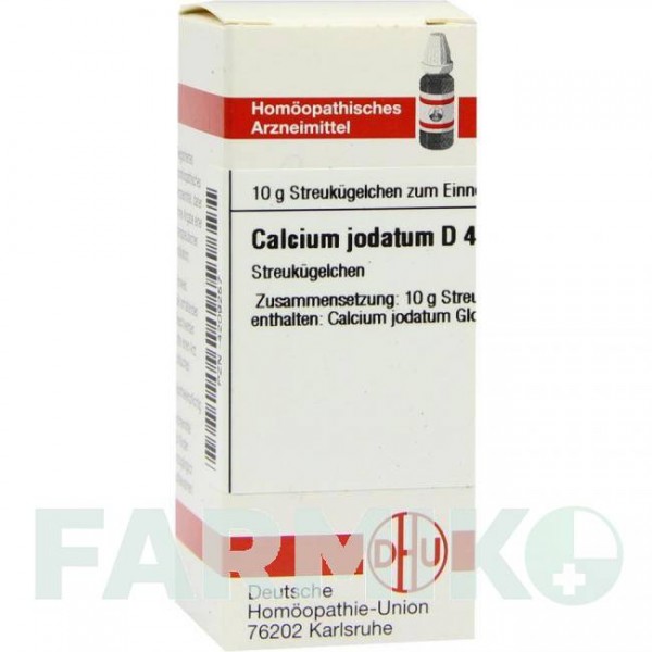КАЛЬЦІУМ ЙОДАТУМ (CALCIUM JODATUM) D 4 глобули 10 г - Гомеопатія DHU