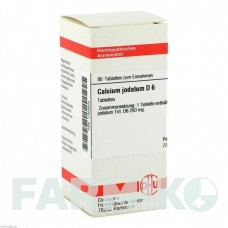 КАЛЬЦИУМ ЙОДАТУМ (CALCIUM JODATUM) D 6 таблетки 80 шт - Гомеопатия DHU