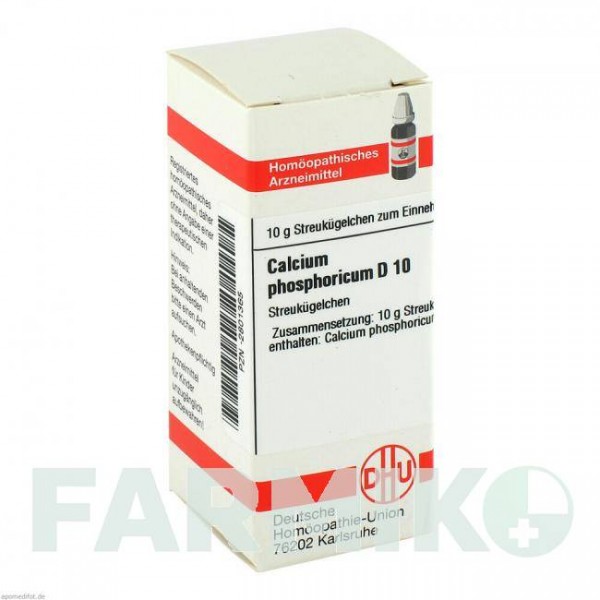 КАЛЬЦІУМ ФОСФОРИКУМ (CALCIUM PHOSPHORICUM) D 10 глобули 10 г - Гомеопатія DHU