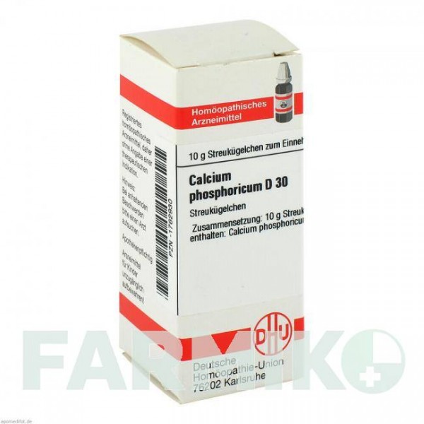 КАЛЬЦІУМ ФОСФОРИКУМ (CALCIUM PHOSPHORICUM) D 30 глобули 10 г - Гомеопатія DHU