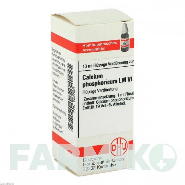 КАЛЬЦІУМ ФОСФОРИКУМ (CALCIUM PHOSPHORICUM) LM VI розчин 10 мл - Гомеопатія DHU