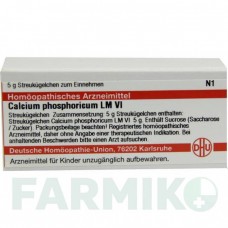 КАЛЬЦІУМ ФОСФОРИКУМ (CALCIUM PHOSPHORICUM) LM VI глобули 5 г - Гомеопатія DHU