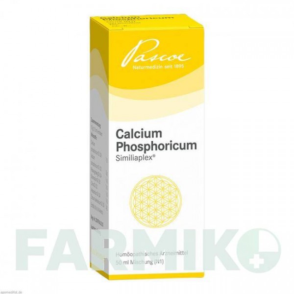 КАЛЬЦИУМ ФОСФОРИКУМ (CALCIUM PHOSPHORICUM) капли 50 мл - Гомеопатия PASCOE