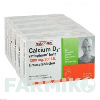 КАЛЬЦІУМ (CALCIUM) таблетки 100 шт - Кальцію карбонат, Колекальциферол RATIOPHARM