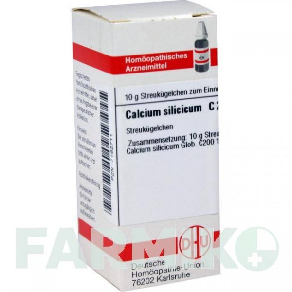 КАЛЬЦІУМ СИЛІЦИКУМ (CALCIUM SILICICUM) C 200 глобули 10 г - Гомеопатія DHU
