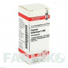 КАЛЬЦИУМ СУЛЬФУРИКУМ (CALCIUM SULFURICUM) C 200 глобули 10 г - Гомеопатия DHU