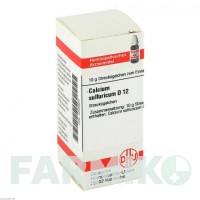 КАЛЬЦИУМ СУЛЬФУРИКУМ (CALCIUM SULFURICUM) D 12 глобули 10 г - Гомеопатия DHU