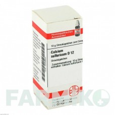 КАЛЬЦИУМ СУЛЬФУРИКУМ (CALCIUM SULFURICUM) D 12 глобули 10 г - Гомеопатия DHU