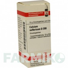 КАЛЬЦИУМ СУЛЬФУРИКУМ (CALCIUM SULFURICUM) D 200 глобули 10 г - Гомеопатия DHU