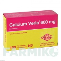 КАЛЬЦІУМ ВЕРЛА (CALCIUM VERLA) 600 мг таблетки 100 шт - Кальцію карбонат VERLA-PHARM