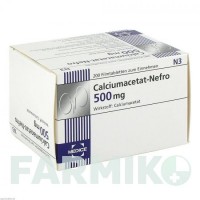 КАЛЬЦІУМАЦЕТАТ НЕФРО (CALCIUMACETAT NEFRO) 500 мг таблетки 200 шт - Кальцію ацетат MEDICE PUTTER