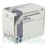 КАЛЬЦІУМАЦЕТАТ НЕФРО (CALCIUMACETAT NEFRO) 950 мг таблетки 100 шт - Кальцію ацетат MEDICE PUTTER