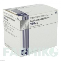КАЛЬЦІУМАЦЕТАТ НЕФРО (CALCIUMACETAT NEFRO) 950 мг таблетки 200 шт - Кальцію ацетат MEDICE PUTTER