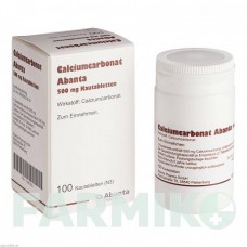 КАЛЬЦИУМКАРБОНАТ АБАНТА (CALCIUMCARBONAT ABANTA) 500 мг таблетки 100 шт - Кальция карбонат ABANTA PHARMA