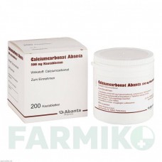 КАЛЬЦИУМКАРБОНАТ АБАНТА (CALCIUMCARBONAT ABANTA) 500 мг таблетки 200 шт - Кальция карбонат ABANTA PHARMA