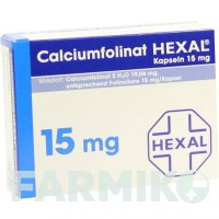 КАЛЬЦИУМФОЛИНАТ (CALCIUMFOLINAT) 15 мг капсулы 10 шт - Кальция фолинат HEXAL