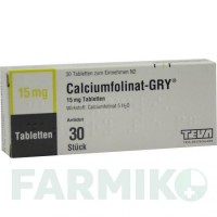 КАЛЬЦІУМФОЛІНАТ (CALCIUMFOLINAT) 15 таблетки 30 шт - Кальцію фолінат TEVA