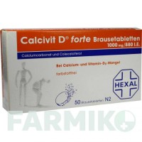 КАЛЬЦИВІТ (CALCIVIT) таблетки 50 шт - Кальцію карбонат, Колекальциферол CHEPLAPHARM