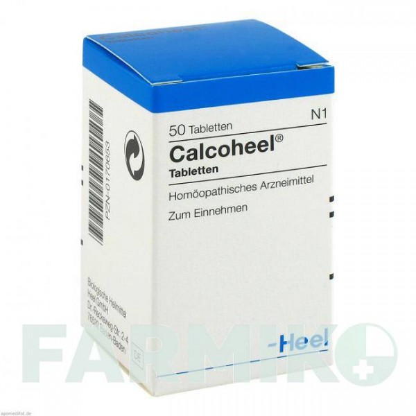 КАЛЬКОХЕЛЬ (CALCOHEEL) таблетки 50 шт - Гомеопатія BIOLOGISCHE HEILMITTEL HEEL
