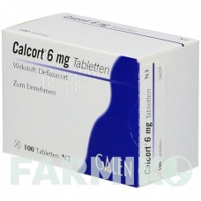 КАЛКОРТ (CALCORT) 6 мг таблетки 100 шт - Дефлазакорт GALENPHARMA