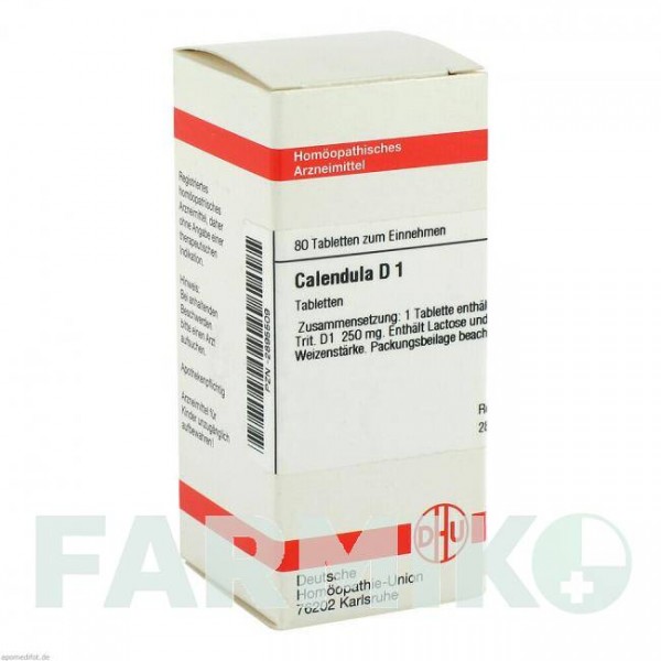 КАЛЕНДУЛА (CALENDULA) D 1 таблетки 80 шт - Гомеопатія DHU