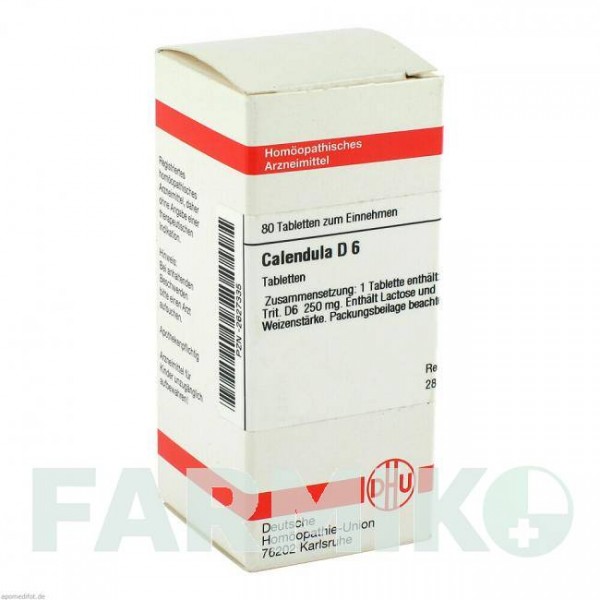 КАЛЕНДУЛА (CALENDULA) D 6 таблетки 80 шт - Гомеопатія DHU