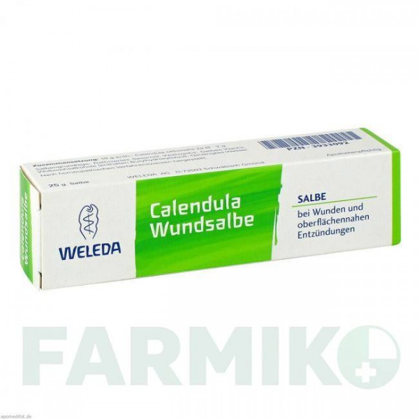 КАЛЕНДУЛА ВУНДСАЛЬБЕ (CALENDULA WUNDSALBE) мазь 25 г - Календула WELEDA