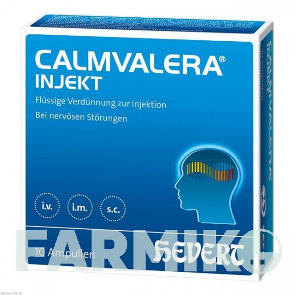 КАЛЬМВАЛЕРА (CALMVALERA) ампули 10 шт - Гомеопатія HEVERT