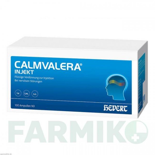КАЛЬМВАЛЕРА (CALMVALERA) ампули 100 шт - Гомеопатія HEVERT