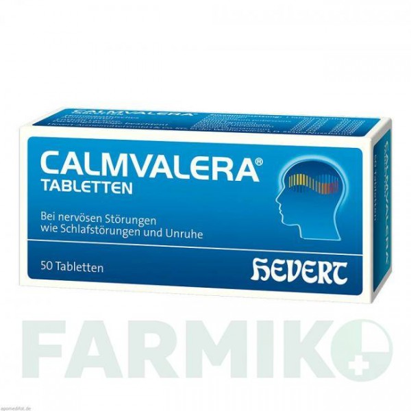 КАЛЬМВАЛЕРА (CALMVALERA) таблетки 50 шт - Гомеопатія HEVERT